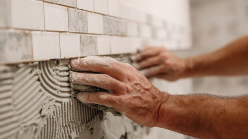 Local Tile Backsplash Installation pros at work