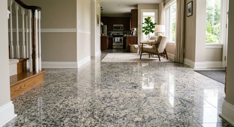 Granite Floor Installation in Overland Park, KS