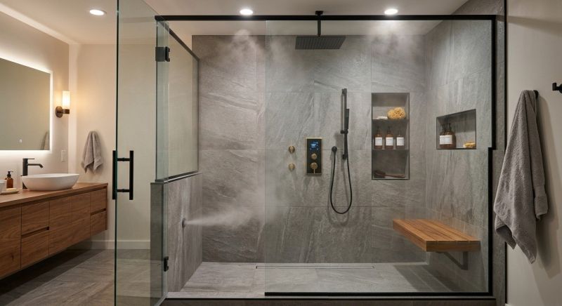 Granite Shower Installation in Nashua, NH