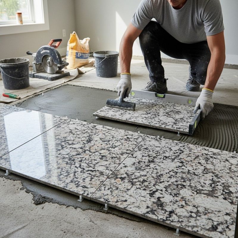 Granite Tile Installation in Olathe, KS