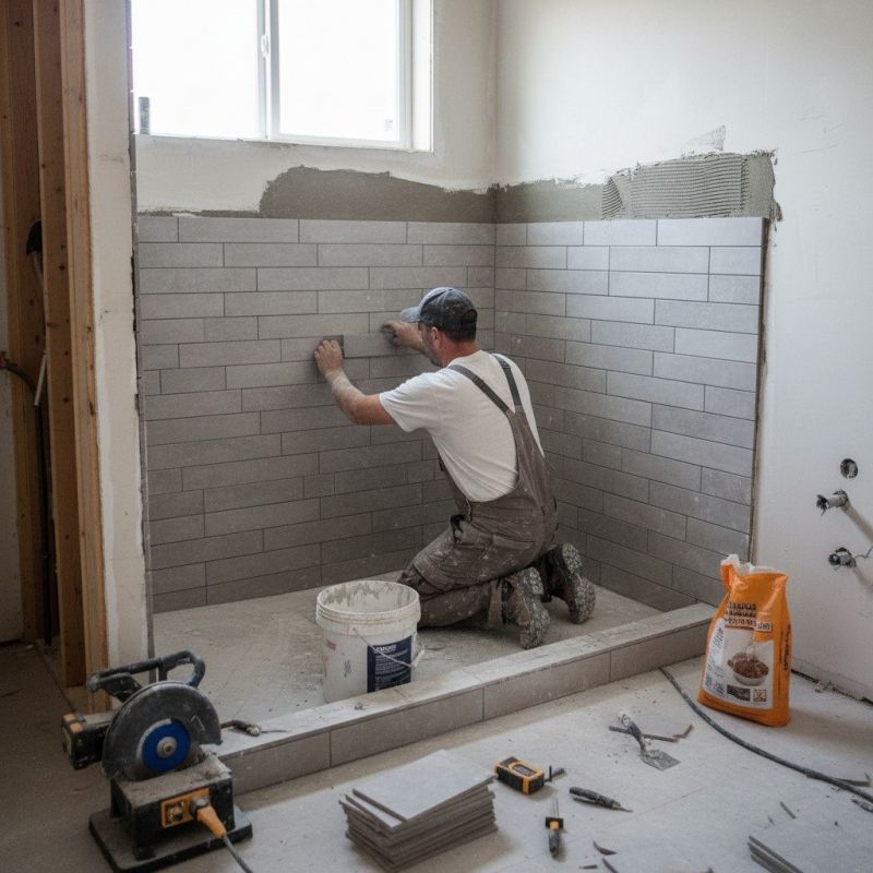 Tile Shower Floor Installation in Littleton, CO