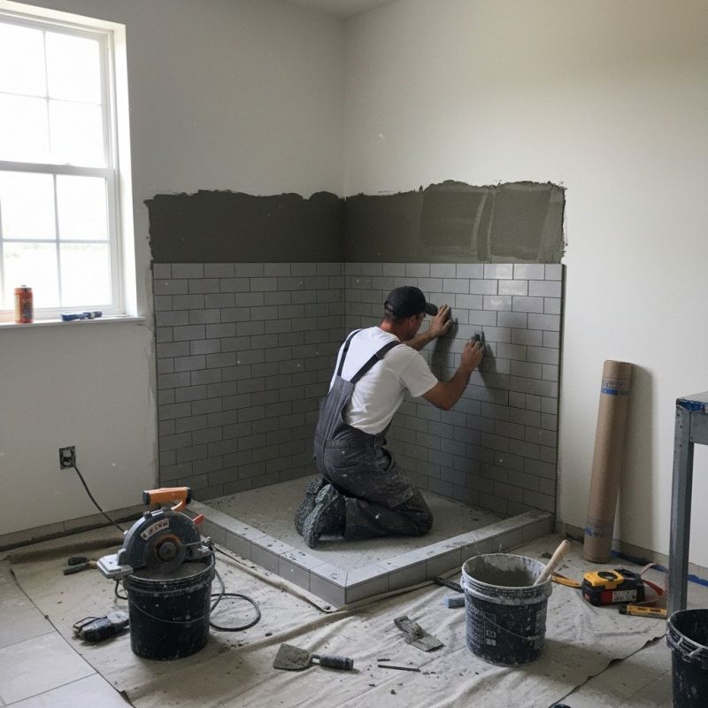 Tile Shower Pan Installation in Longmont, CO