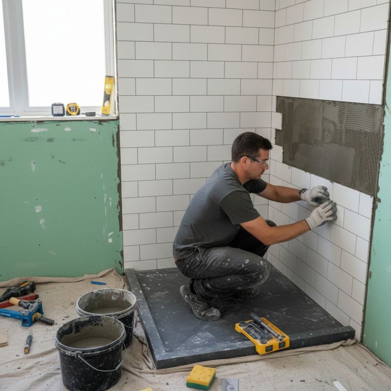 Tile Shower Renovation in Conroe, TX