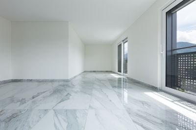 White Marble Tile Installation in Kansas City, KS
